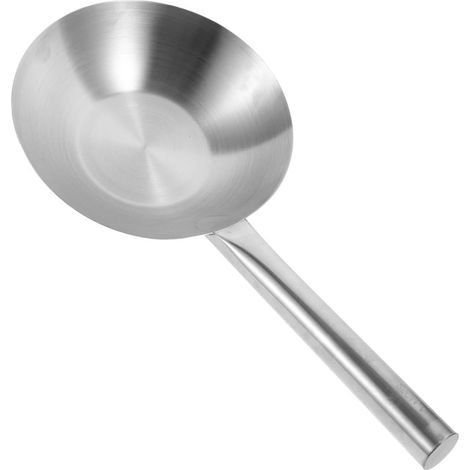 Louche inox 23 cm manche long sans aimant, multifonction maison/hôtel/jardin, service soupe/sauce (1/5)