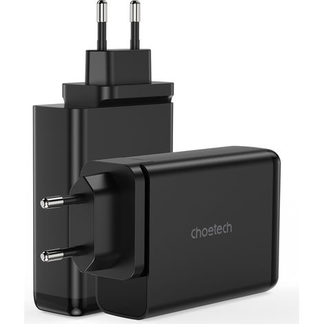 Ladegerät Netzteil GaN 140W 4 Ports 2x USB-C + 2x USB - schwarz (1/5)