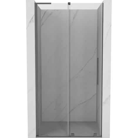 Portes de douche coulissantes Mexen Velar L 110 cm, transparentes, gun metal - 871-110-003-01-95 (1/5)