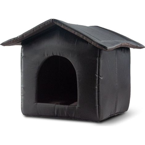 Maison d'extérieur pour chats résistante aux intempéries, Toile Oxford Maison d'intérieur pour chiens,Tente pour chats pliable et résistante aux intempéries, abri pour Chats errants en ( M ) (1/5)