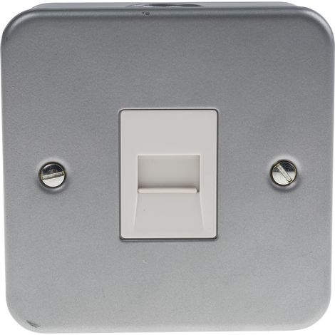 Prise de téléphone RS PRO Blanc ( Prix pour 1 ) (1/3)