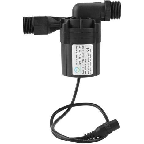 Pompe à baril de bière, pompe de brassage, pompe à pression de bière, pompe à bière sans balais à circulation DC 12 V 18 W (sans connecteur) (1/5)