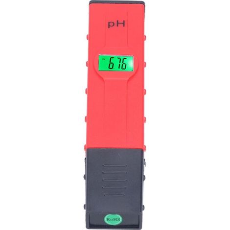 Tragbares digitales pH-Meter mit Hintergrundbeleuchtung und automatischer Temperaturkompensation für Wasser und Boden (1/5)
