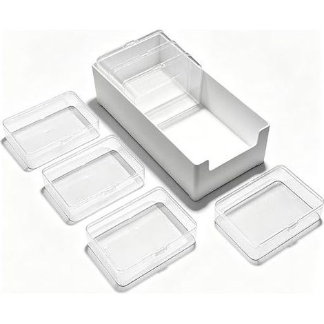 Cable Storage Box with Transparent Compartments (1/5)