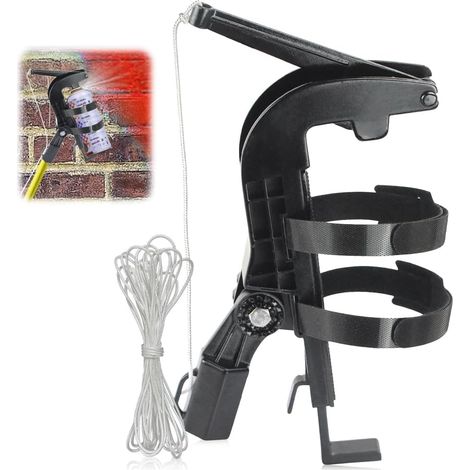 Adaptateur Pour Perche d'Extension De Pulvérisateur, Extension de Support de Bombe de Peinture en Aérosol, Adaptateur Pour Support De Pulvérisateur à Angle Ajustable, pour Peinture, Arbre (1/5)