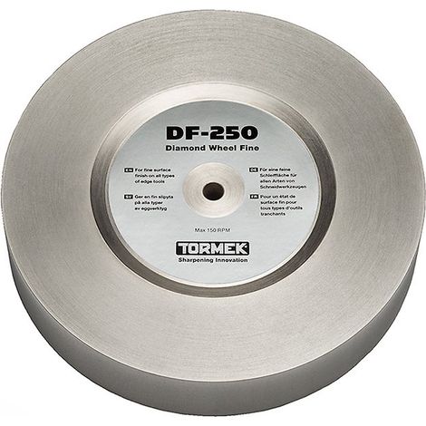 Disque abrasif diamanté Ø 250 mm grain 600 – Finition lisse pour acier – Compatible meuleuse Tormek T-8 - DF-250