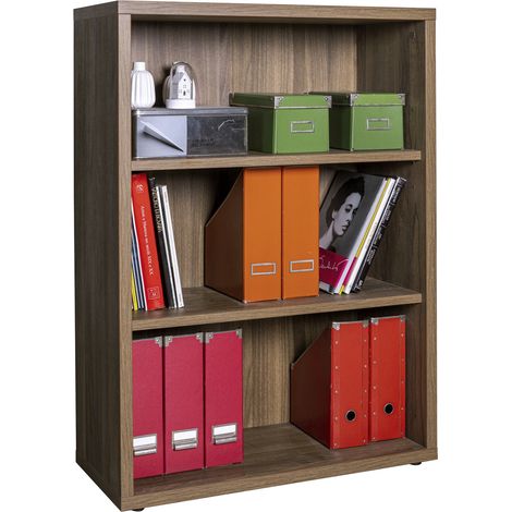 LIBRERIA DAVINCI 81,5X35,5XH112CM NOCE BRERA (1/5)