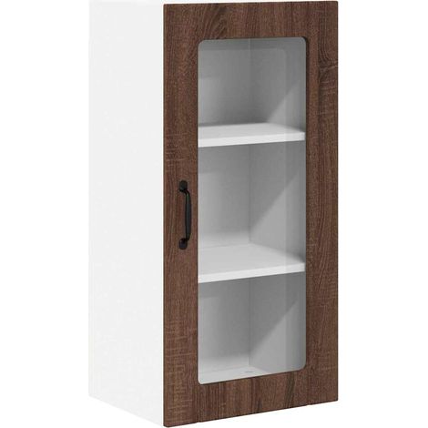 Meuble mural de cuisine,Armoire de cuisine avec étagère Chêne brun 40 x 31 x 80 cm CFW15592 (1/5)