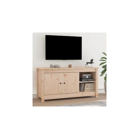 Meuble TV 103x36,5x52 Bois de pin massif (1/5)
