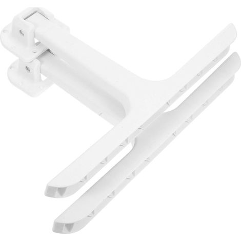 Deux pieds de support pliables, pieds de table pliables, pieds de table basse pliables robustes, pieds de table pliables, pièces de rechange pour pieds de bureau, pour la réparation de pieds de table. (1/5)