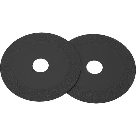 Set mit 2 hitzebeständigen Glastrennscheiben, scharfe Diamantsägeblätter für Fliesen, Keramik und schwarzen Jadestein (1/5)