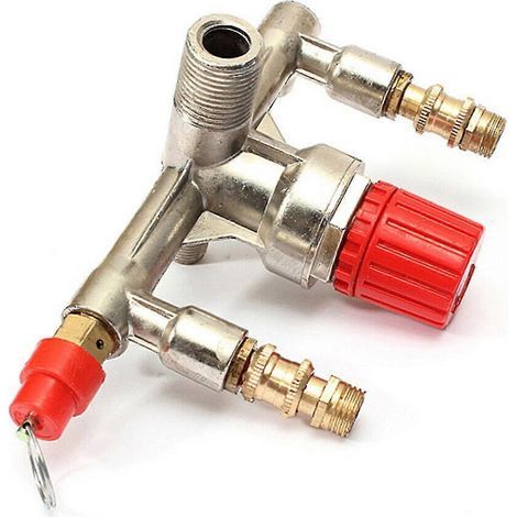 Kit de pièces détachées pour compresseur d'air avec support en aluminium et soupape de décharge de pression (1/5)