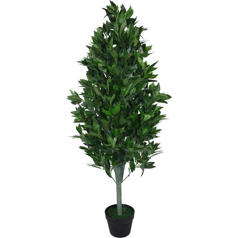120cm (4ft) Artificial Topiary Bay Tree Pyramid Cone - Extra Large (1/5)