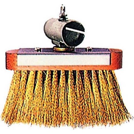 SPAZZOLA OTTONE P/FORNO 13X3CM S/MANICO