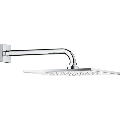 Grohe Rainshower Aqua 10" Ensemble douche de tête et bras 286 mm, 1 jet Chrome, 26860000 (1/4)