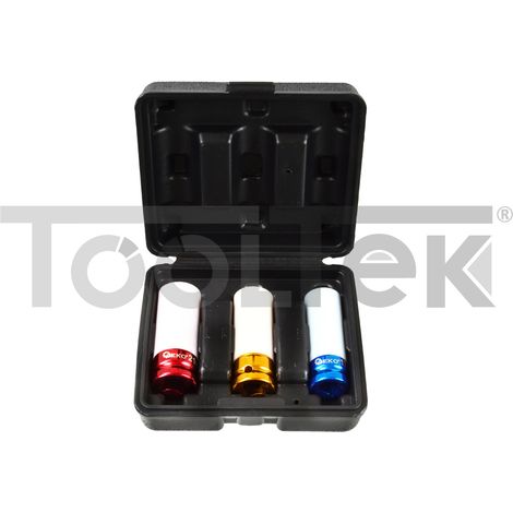 GEKO G10510 BUSSOLE PER CERCHI IN LEGA CERCHIONI 3 PEZZI 17,19,21mm (1/4)