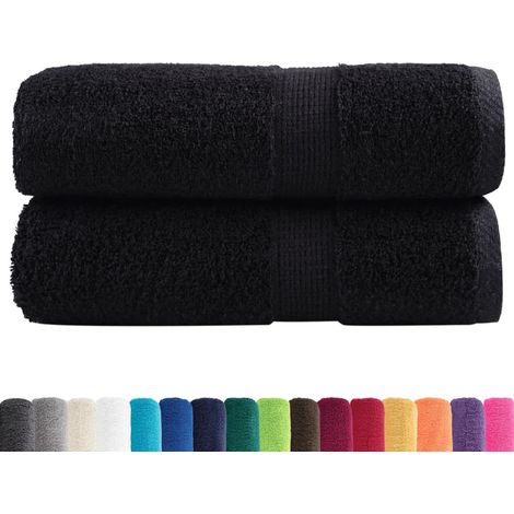 Serviettes d'invité de qualité supérieure SOLUND 2 pcs noir (1/5)