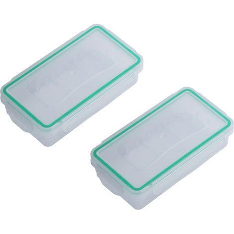 2 Pièces Coffret de Rangement pour Piles 18650 - Boîtier Étanche en Plastique Résistant (1/5)