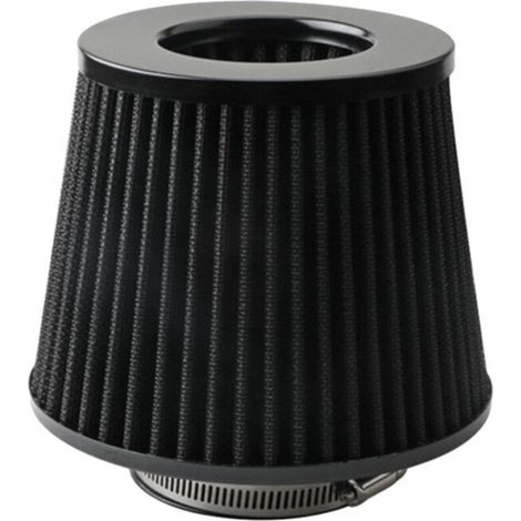 Filtro aria da 76 mm, a forma di fungo, per aspirazione, accessorio universale per auto, nero (1/4)
