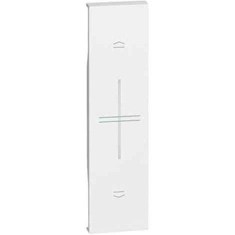 Enjoliveur Living Now with Netatmo pour inter et cde de volets 1 module blanc BTICINO BTKW32 (1/2)