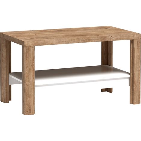 Mesa de centro Etrmona 112 , 62x63x110cm, Diámetro: 0, Aglomerado laminado, Angular (1/3)