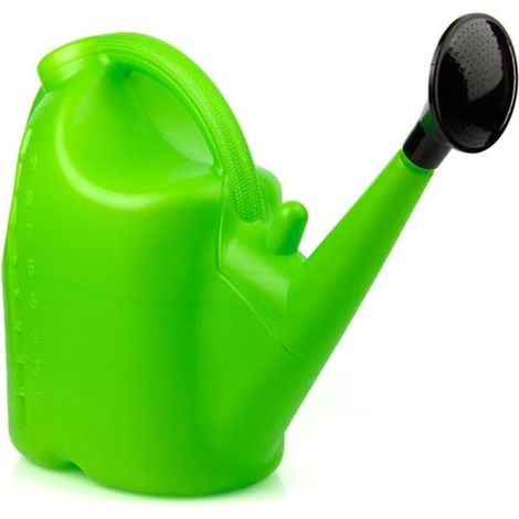 1 Arrosoir 0,9L Plastique Vert Bec Long Jardin Balcon (1/4)