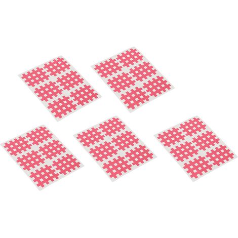Ruban kinésiologique respirant pour soutien musculaire, 5 bandes thérapeutiques rose pour bras et jambes (1/5)