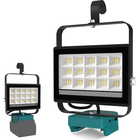 Projecteur LED Rechargeable Compatible avec Batterie 18V (1/5)