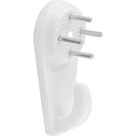 Gancho De Pared Blanco Lauxa Home - 4Kg / 4Uds. - Pack 12 Uds.