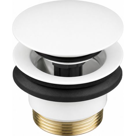 Desagüe clic-clac en color blanco mate Gattoni 1510/00BO  Blanco mate (1/2)