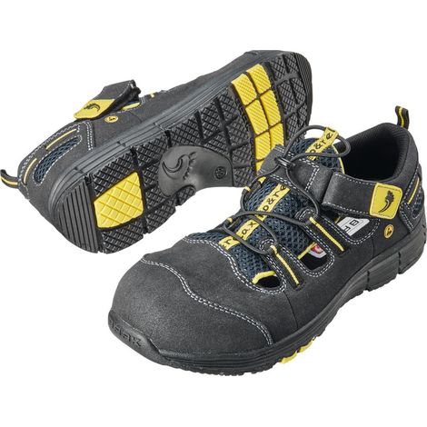 Sicherheitssandale Rene2 Gr.40 blau/gelb Mikrofaser/Mesh S1P SRC ESD EN 20345 (1/5)