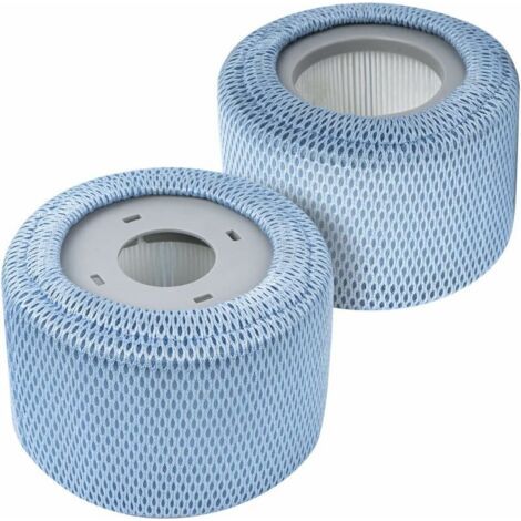 Juego de 2 filtros de repuesto para Mspa FD2089 + Juego de 2 filtros de malla protectora compatibles con los filtros. (1/5)