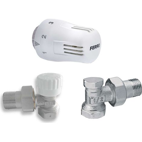 Novaservis - Set pour radiateurs avec thermostat 1/2" ZTM02