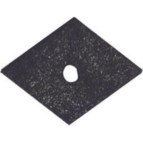 Rondella a rombo in ruberoide - mm.30x30