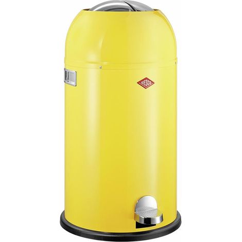 Wesco Mülleimer Kickmaster lemonyellow (1/3)