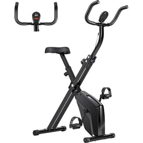 KZYNTH KB-S3 Klapprad — 16 Widerstandsstufen, magnetisch, leise, Tragfähigkeit 150 kg, schwarz (1/5)