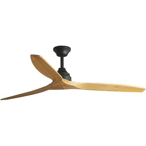 Ventilateur de plafond ALO sans lumière – Moteur DC 220V – 3 pales réversibles – Télécommande – 6 vitesses – Pour chambres jusqu'à 28m² (1/5)