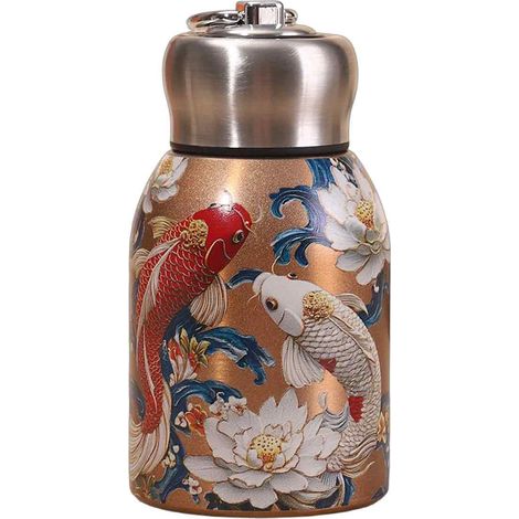 Vaso Portátil De Acero Inoxidable 316 - 150 Ml - Con Mosquetón Para Mochila - Aislamiento Térmico 2 Horas - Para Exterior Y Viaje - 1 Unidad (1/5)