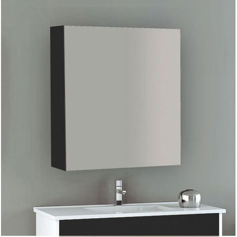Spiegelschrank für ALLSTONE-Möbel 9 verfügbare Farben und 4 Größen Graphit 60 cm (1/3)