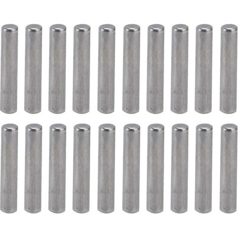 20 Stück 4101‐0006‐0030 Φ6mm D-Wellen-Edelstahlstangen für Roboter, Drehmaschinen und Maschinenbaugeräte