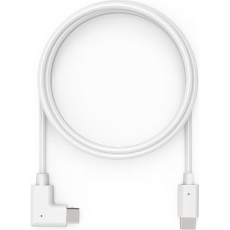 Compulocks Câble USB-C vers USB-C de charge et de données de 6 pieds à angle droit de 90 degrés blanc (1/2)