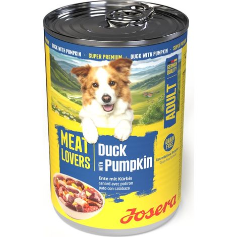 Josera Meatlovers Hundenassfutter Adult 800 g Ente & Kürbis