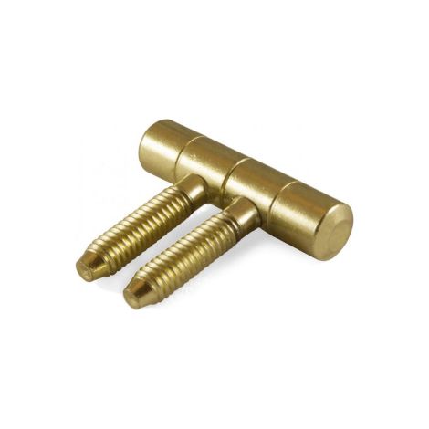 Cerniera Per Porta Anuba Bussola M/F Ottonata 14Mm Porte Battuta Finestre Legno (1/3)