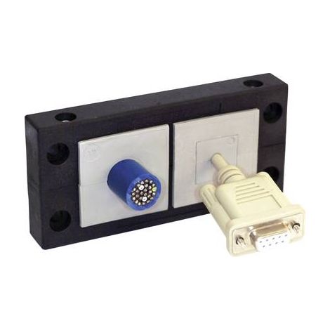 Icotek KEL 16/2 Profilo per introduzione cavi Poliammide Nero 1 pz.