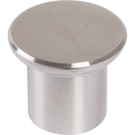 BOUTON INOX SATINE 6401X25 - Besoin D'Habitat