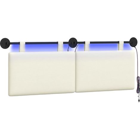 Maison Exclusive - Testiera sospesa Crema Tessuto in Cords (1/5)