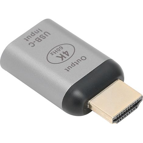 Adaptateur USB-C vers HDMI 4K 60Hz pour Ordinateur Portable, Smartphone et Tablette (1/5)