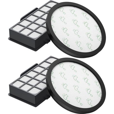 Filtros de 2 unidades para aspiradoras Rowenta Cyclonic X-Trem Power RO6984EA RO7230EA RO7260EA RO6941EA RO6963EA RO6921EA RO6971EA RO6993EA (RO69 XX), Comparar con ZR006001 (1/5)