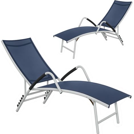 Sdraio da giardino, pieghevole, regolabile per terrazza, spiaggia, comodo