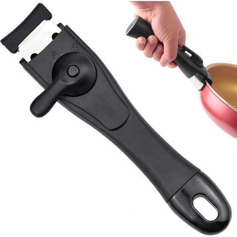 Poignée de pot univers facile à remplacer pour casserole, pot à soupe, etc. Noir (1/5)